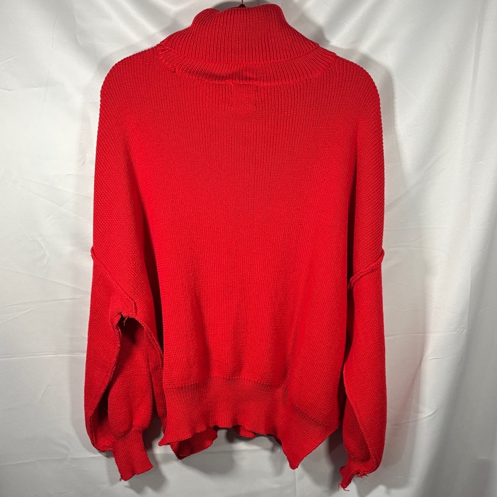 Harper Heritage Red Turtleneck Sweater SZ M - Picture 4 of 4